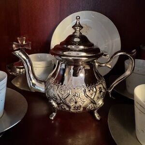 Elegant Silver Teapot